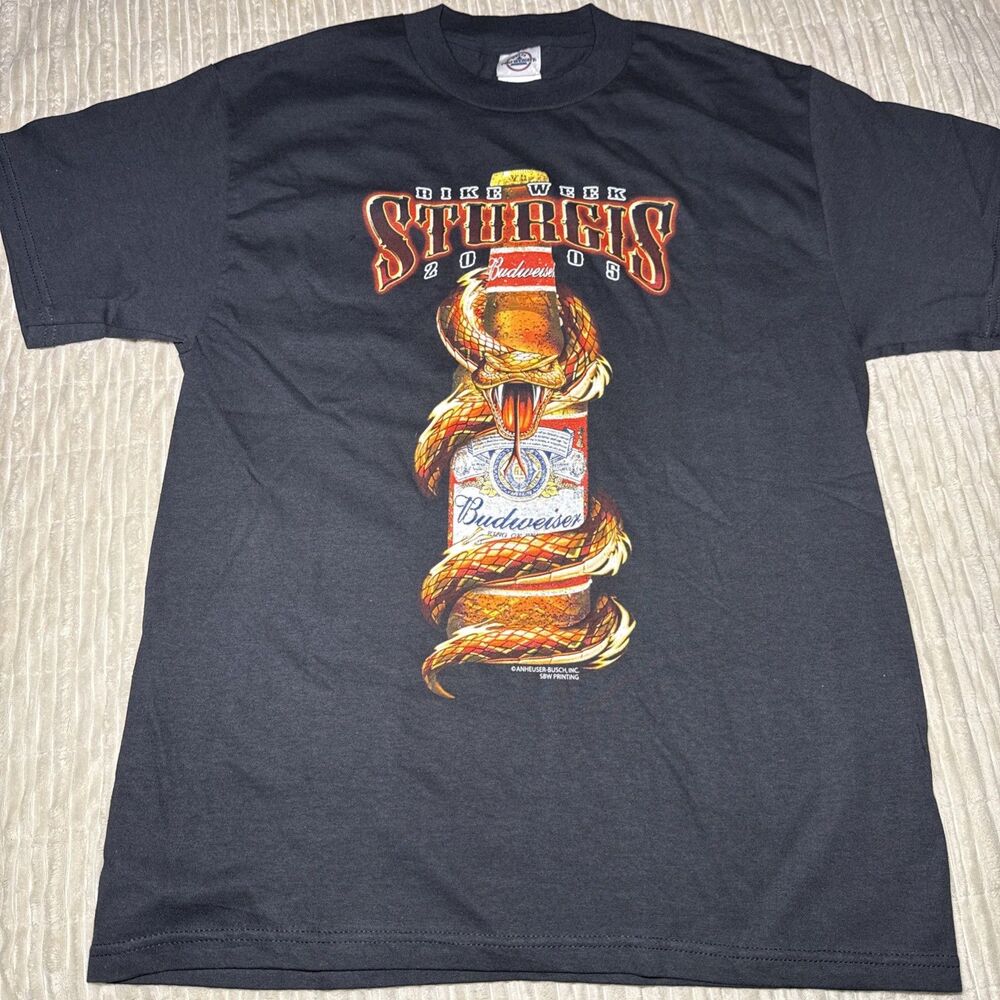 Budweiser 2005 Sturgis Bike Week T Shirt